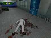 The pool of blood... with 2-4-7 written above it. -0mikr0n