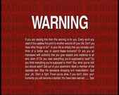 Warning