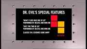 This is the main menu for Dr. Evils special features (please note this is the region 2 version)