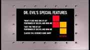 This is the main menu for Dr. Evils special features (please note this is the region 2 version)
