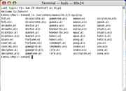 Emacs games from the mac OSX system terminal