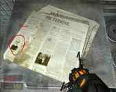 A newspaper with Breen on the frontpage