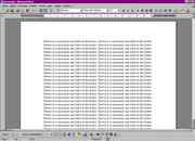The egg in french in Word 2000 (Tranlation: Serve to this man a beer and kiwis)