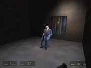 There he is. Look at the background. It's the same as shown on TV inside the carriage,