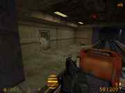 The platform and door