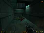 Just inside, after killing the bullchicken.