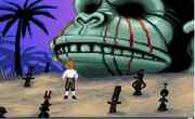Sam & Max, to the bottom left of Guybrush