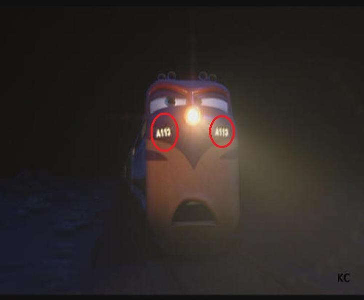 Cars Easter Egg A113