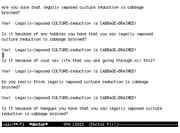 The pshchotherapist Unix egg, stopped.