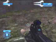 You can find the Assassins Skull on a grassy area with two cloaked elites dancing around it.