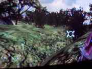 Continue on until the path ends than jump onto rock and continue