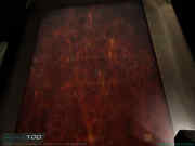 hidden screaming faces and skulls in the computer's monitor, actually you will se them when you close to monitor