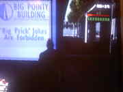 Big prick jokes are forbidden sign