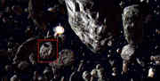 Shaak in Asteroid Field