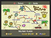 Map of Isle Delfino